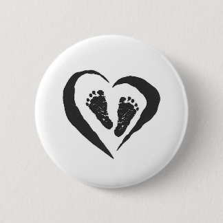 Baby Feet 6 Cm Round Badge
