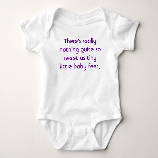 Baby Feet Bodysuit (Front)