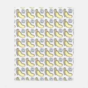 Baby Feet Fleece Blanket