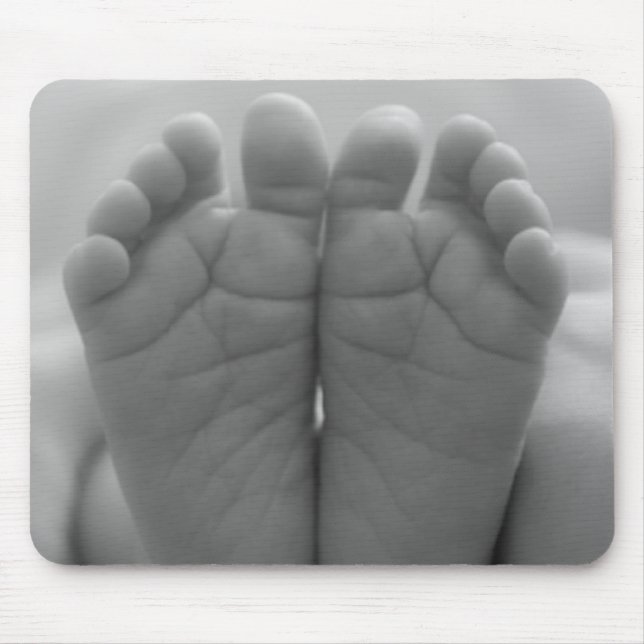Baby Feet Mouse Pad (Front)