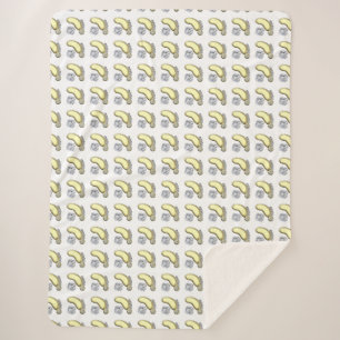 Baby Feet Sherpa Blanket