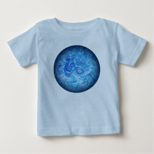 Baby Fine Jersey Calm Tide Ocean World Kid T-Shirt