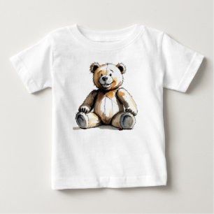 Baby Fine Jersey Teddy Bear T-Shirt