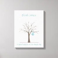 Baby Fingerprint Tree – Blue