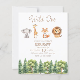 baby first birthday invitation