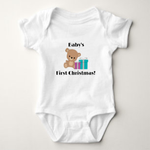 Baby First Christmas! Baby Bodysuit