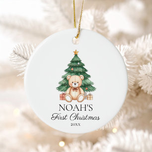 Baby First Christmas Ceramic Tree Decoration