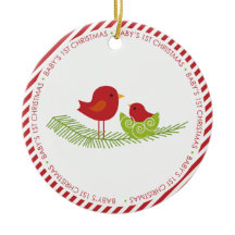 Baby First Christmas Customisable Ornaments