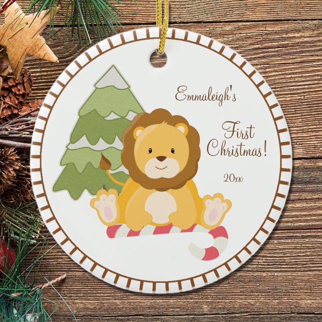 Baby First Christmas « Lion Ceramic Tree Decoration (Creator Uploaded)