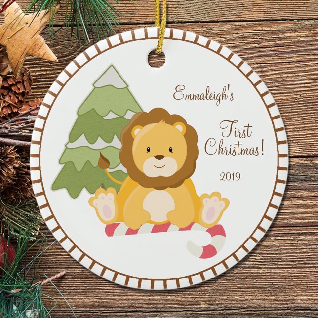 Baby First Christmas « Lion Ceramic Tree Decoration (Creator Uploaded)