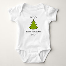 Baby First Christmas Onsie Bodysuit