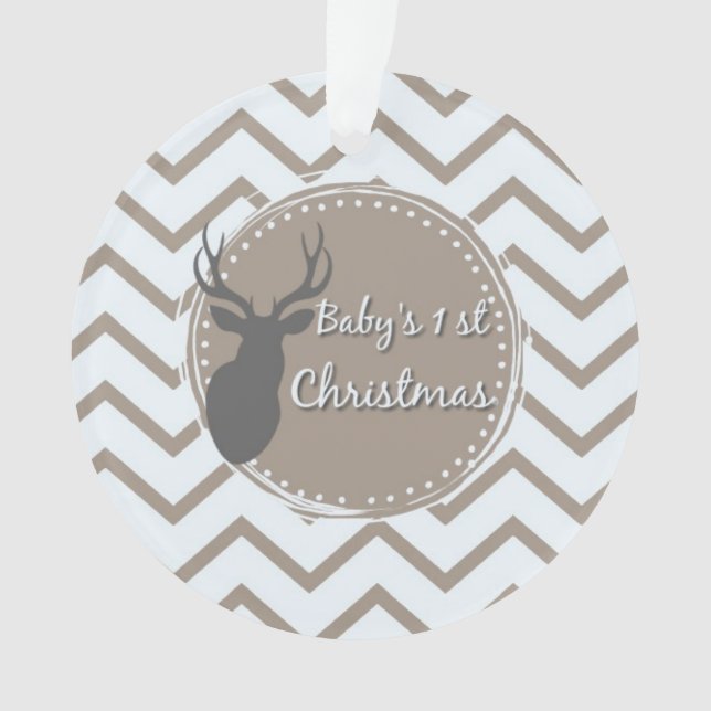 Baby First Christmas Ornament (Front)