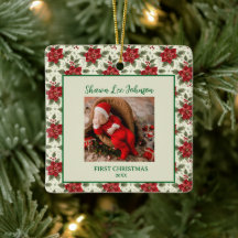 Baby First Christmas Photo