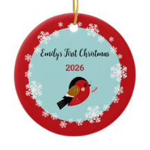 Baby First Christmas, photo decoration