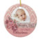 Baby First Christmas Photo Ornament Personalised