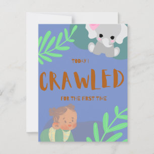 Baby first day postcard