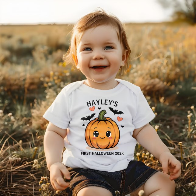 Baby First Halloween Pumpkin Bodysuit (Creator Uploaded)