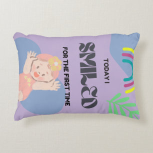 Baby first smile  decorative cushion