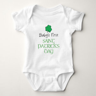 Baby First St Patricks Day Bodysuit