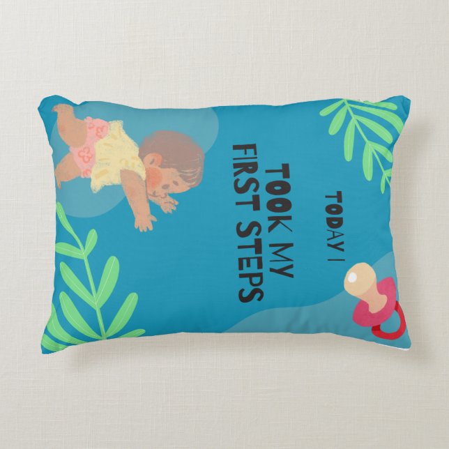 Baby first step decorative cushion (Front)