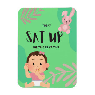 Baby first steps magnet