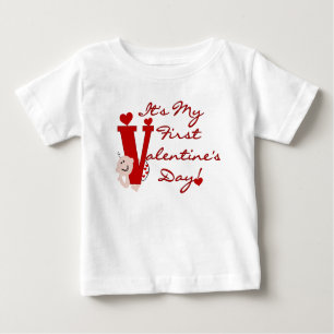 Baby First Valentine's Day Baby T-Shirt