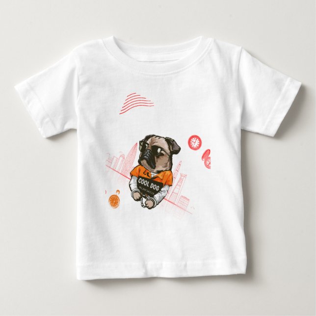 Baby fit jersey bodysuit (Front)