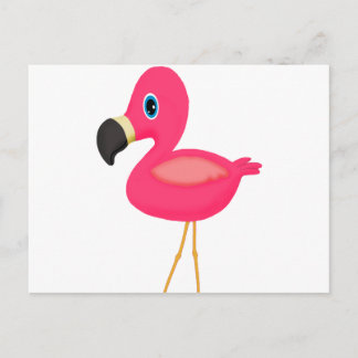 Baby Flamingo Postcard