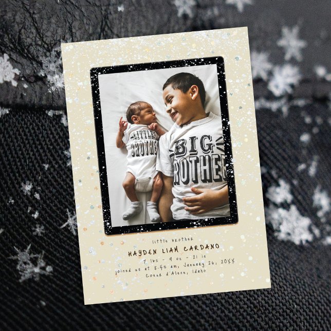 Baby Flurry | Vertical Birth Announcement (Creator Uploaded)