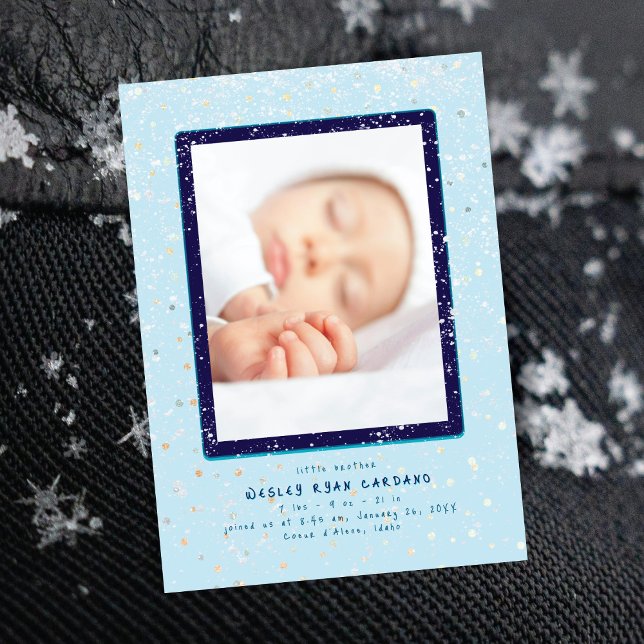 Baby Flurry | Vertical Birth Announcement (Creator Uploaded)