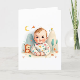 Baby Folded Greeting Card