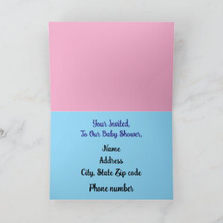 Baby Folded Greeting Card