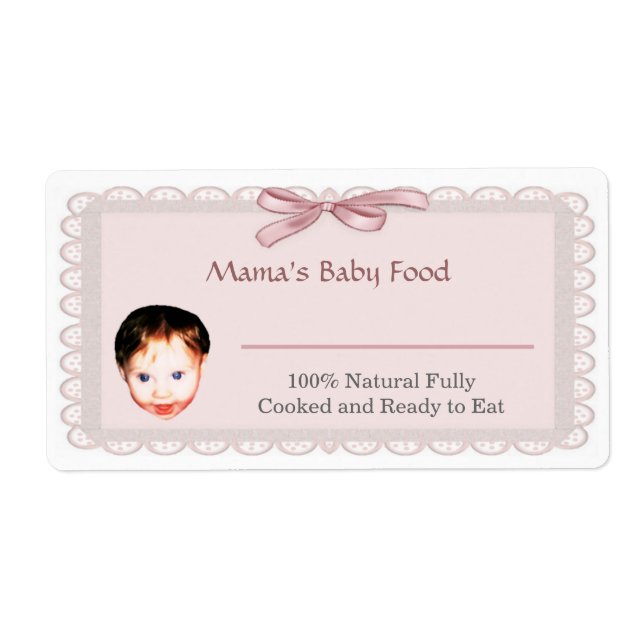 Baby Food Jar label (Front)