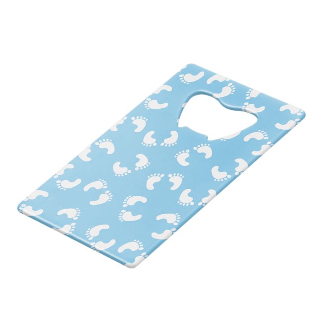 Baby Footprints, Babies Foot, Footsteps, Blue, Boy (Front Angled)