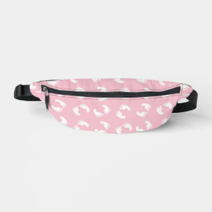 Baby Footprints, Babies Foot, Footsteps, Pink Girl Bum Bags