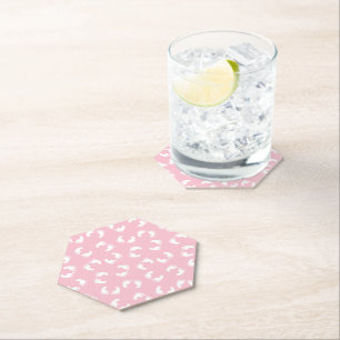 Baby Footprints, Babies Foot, Footsteps, Pink Girl Paper Coaster