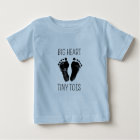 Baby Footprints Big Heart Tiny Toes Bodysuit