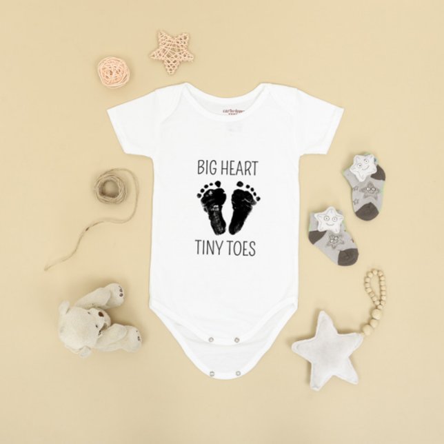 Baby Footprints Big Heart Tiny Toes Bodysuit (Creator Uploaded)
