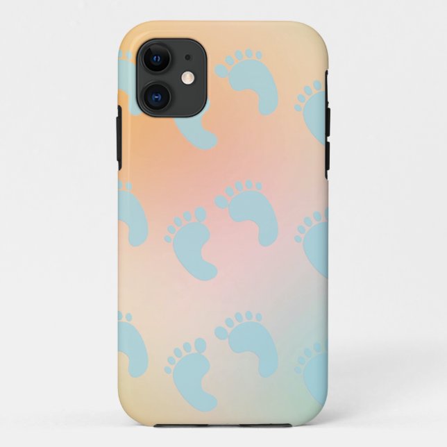 Baby Footprints Case-Mate iPhone Case (Back)
