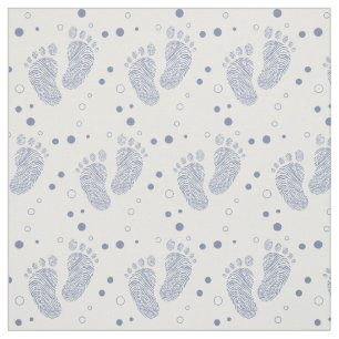Baby footsteps fabric