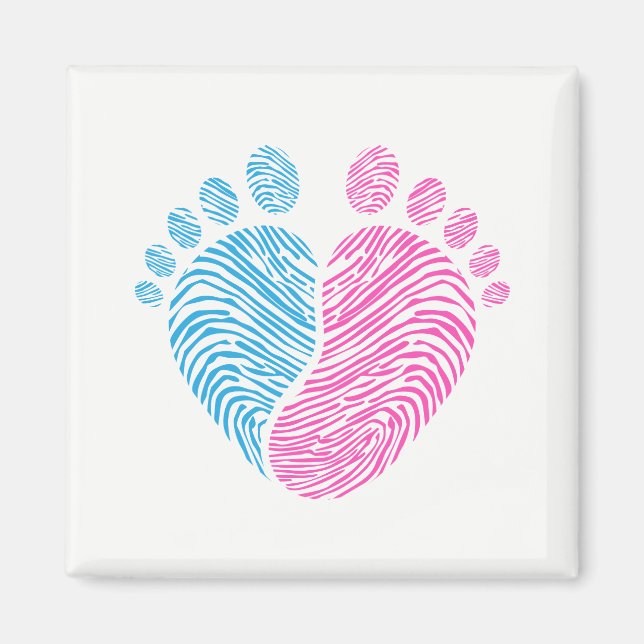 Baby footsteps magnet (Front)