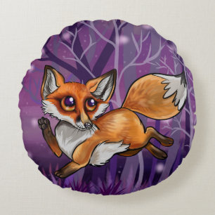 Baby Fox Round Cushion