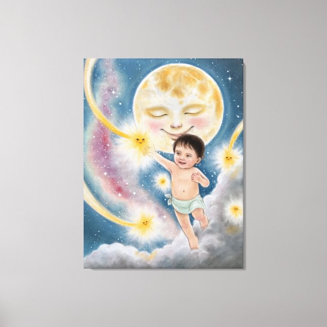 Baby from the Moon Canvas Print (Front)