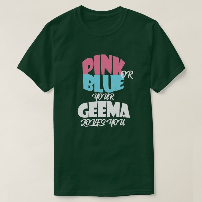 Baby Gender Reveal for GEEMA essentiel T-Shirt (Design Front)