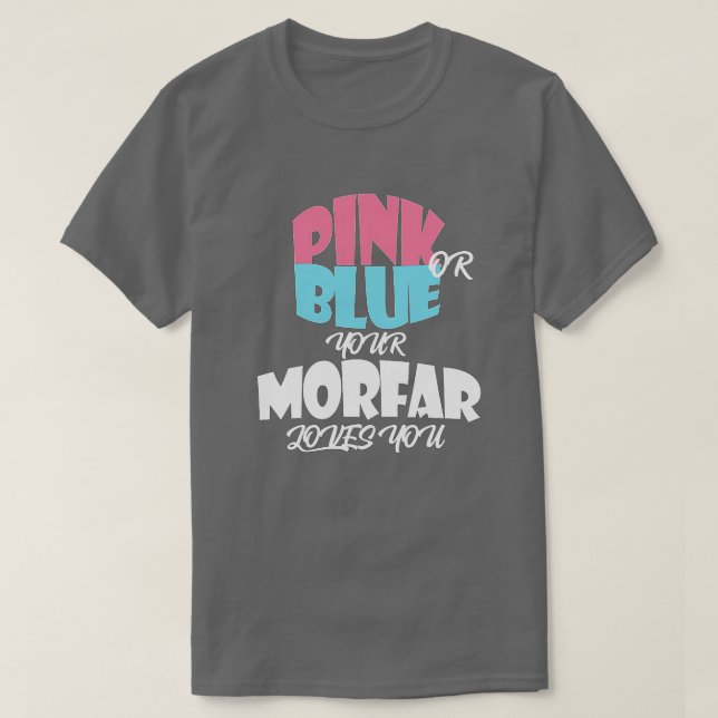 Baby Gender Reveal for MORFAR  essentiel  T-Shirt (Design Front)