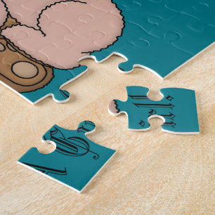 Baby gender reveal  jigsaw puzzle gift Maternity