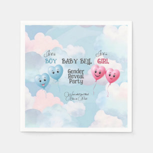 Baby Gender Reveal Napkin