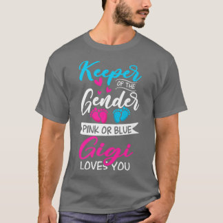 Baby Gender Reveal Shower Pink Or Blue Gigi Loves  T-Shirt