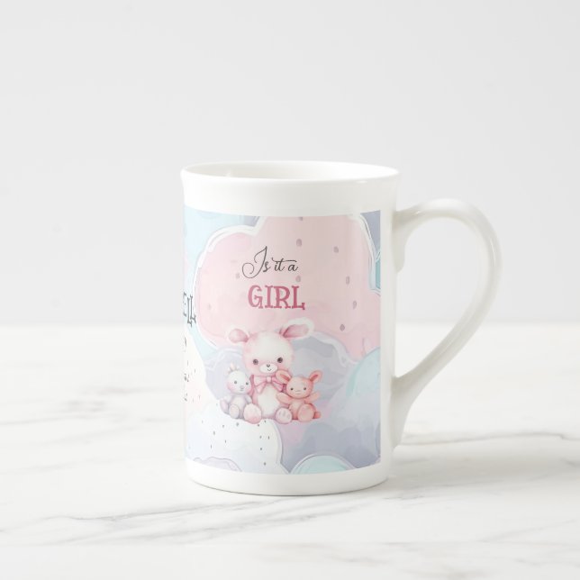 Baby Gender Reveal Speciality  Bone China Mug (Right)