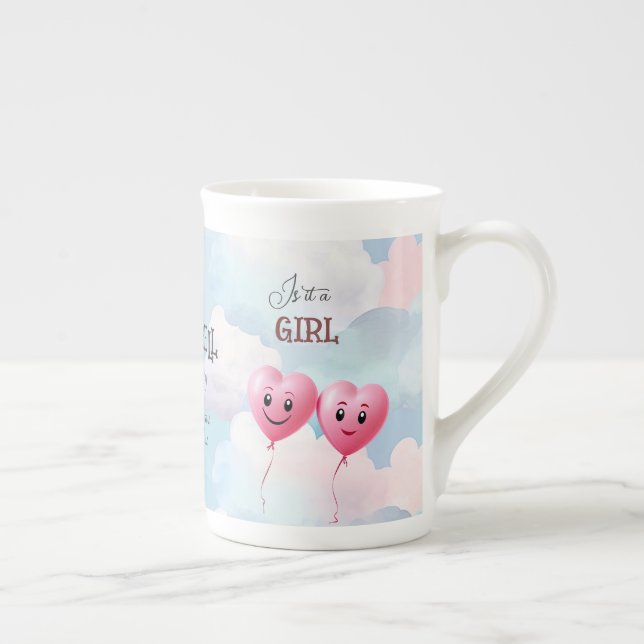Baby Gender Reveal Speciality  Bone China Mug (Right)